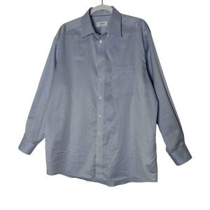 Eton Shirt Mens Size 44 / 17.5 Blue Classic Fit Office Button‎ Up Career Europe